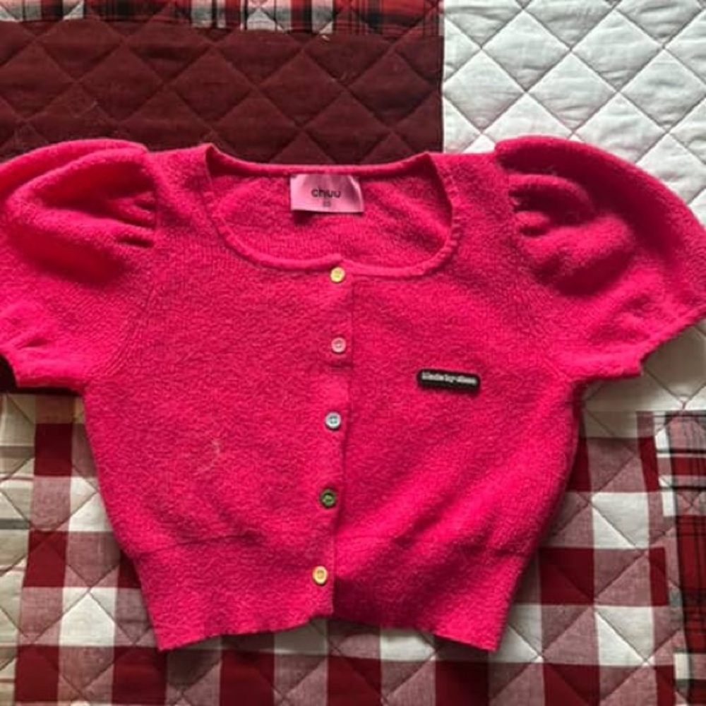 Chuu Pink Women's Sweater - Crew Neck